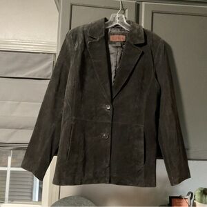 COPY - SIENA SZ 12 EXPRESSO SUEDE JACKET~ EUC